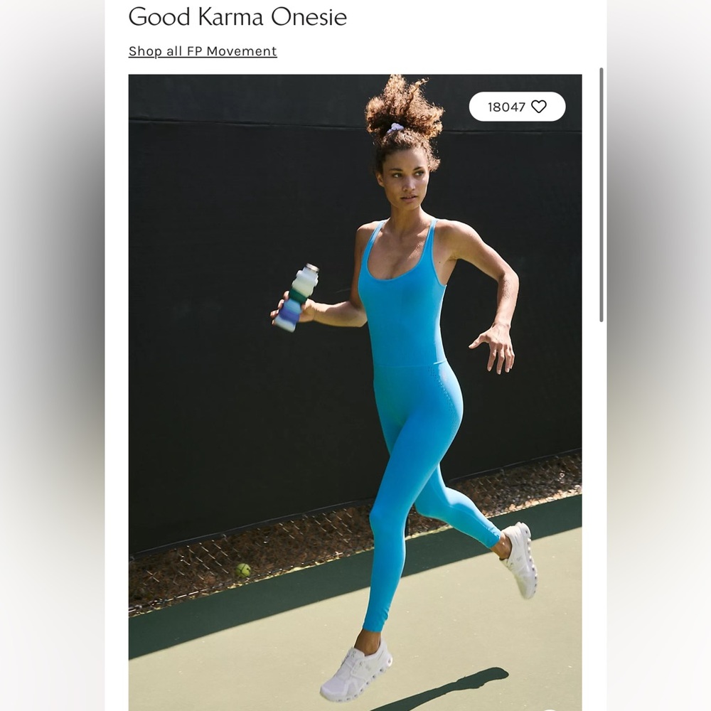 NWOT Free People Good Karma onesie